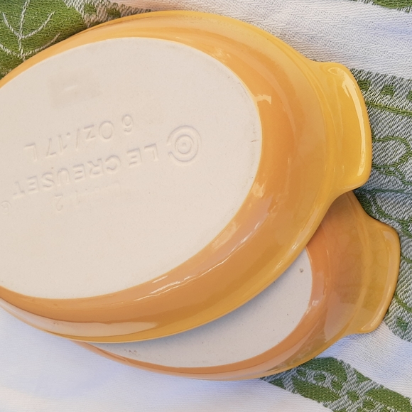 Le Creuset Kitchen Set Of 2 Le Creuset 6 Ounce Au Gratin Baking